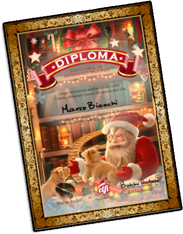 Il Diploma scritto da Babbo Natale
