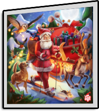 Adesivo Vero di Babbo Natale