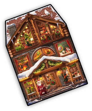 la vera cartolina di Babbo Natale