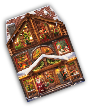 cartolina di Babbo Natale
