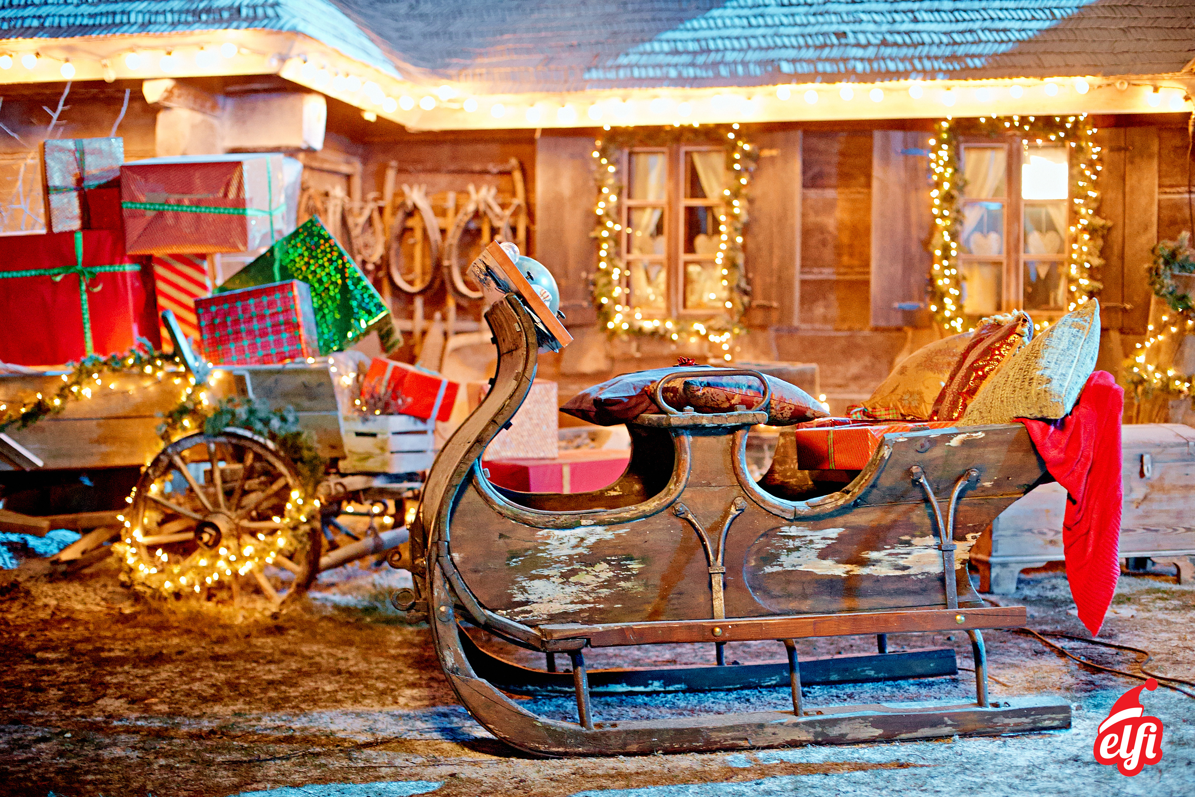Slitta di Babbo Natale - Elfisanta.it